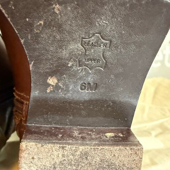 Tory Burch BRITA Riding Boot, Sienna Brown Leather Wmns Sz US6M, MSRP$495 - Picture 13 of 16